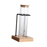Maxbell Household Tea Display Rack Glass Bottle Spice Rack for Tea