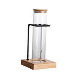 Maxbell Household Tea Display Rack Glass Bottle Spice Rack for Tea