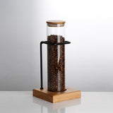 Maxbell Household Tea Display Rack Glass Bottle Spice Rack for Tea