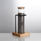 Maxbell Household Tea Display Rack Glass Bottle Spice Rack for Tea