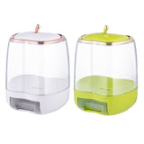 Maxbell Multipurpose Cereal Dispenser Food Container Sealed Lid for Grain Nuts Rice White