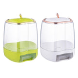 Maxbell Multipurpose Cereal Dispenser Food Container Sealed Lid for Grain Nuts Rice White