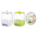 Maxbell Multipurpose Cereal Dispenser Food Container Sealed Lid for Grain Nuts Rice White