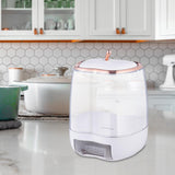 Maxbell Multipurpose Cereal Dispenser Food Container Sealed Lid for Grain Nuts Rice White