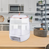 Maxbell Multipurpose Cereal Dispenser Food Container Sealed Lid for Grain Nuts Rice White