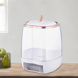 Maxbell Multipurpose Cereal Dispenser Food Container Sealed Lid for Grain Nuts Rice White