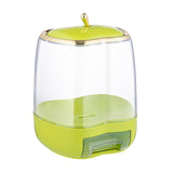 Maxbell Multipurpose Cereal Dispenser Food Container Sealed Lid for Grain Nuts Rice Green