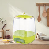 Maxbell Multipurpose Cereal Dispenser Food Container Sealed Lid for Grain Nuts Rice Green