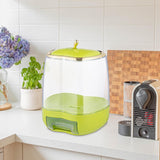 Maxbell Multipurpose Cereal Dispenser Food Container Sealed Lid for Grain Nuts Rice Green