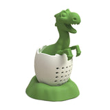 Maxbell Dinosaur Tea Infuser with Tray Teaware Tea Diffuser for Spices Seasonings Green