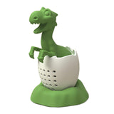 Maxbell Dinosaur Tea Infuser with Tray Teaware Tea Diffuser for Spices Seasonings Green