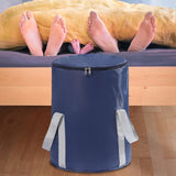 Maxbell Dormitory Foot Bath Basin Outdoor Basin Foldable for Outgoing Dark blue