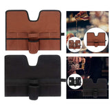Maxbell Canvas Bartender Kit Bag Cocktail Tool bag Accessories for Home Indoor Brown