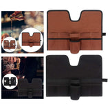 Maxbell Canvas Bartender Kit Bag Cocktail Tool bag Accessories for Home Indoor Brown