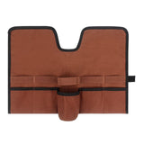 Maxbell Canvas Bartender Kit Bag Cocktail Tool bag Accessories for Home Indoor Brown