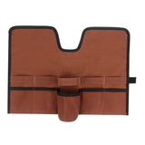 Maxbell Canvas Bartender Kit Bag Cocktail Tool bag Accessories for Home Indoor Brown