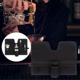 Maxbell Canvas Bartender Kit Bag Cocktail Tool bag Accessories for Home Indoor Black