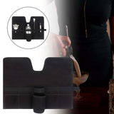 Maxbell Canvas Bartender Kit Bag Cocktail Tool bag Accessories for Home Indoor Black