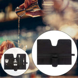 Maxbell Canvas Bartender Kit Bag Cocktail Tool bag Accessories for Home Indoor Black