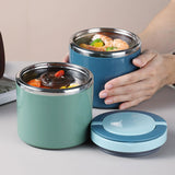 Maxbell Stainless Steel Inner Thermal Lunch Box with Double Handles Premium Material 1000ml