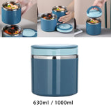 Maxbell Thermal Cup Wide Mouth Portable Soup Porridge Holder for Home Office Camping 630ml