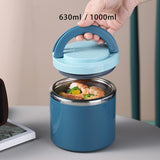 Maxbell Thermal Cup Wide Mouth Portable Soup Porridge Holder for Home Office Camping 630ml