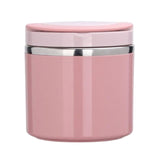 Maxbell Kitchen Thermal Cup Pink Portable Porridge Lunch Box for Travel Picnic 1000ml
