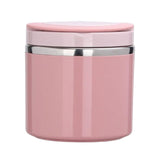 Maxbell Kitchen Thermal Cup Pink Portable Porridge Lunch Box for Travel Picnic 1000ml