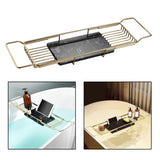 Maxbell Bathtub Caddy Tray Bath Organizer Rack Non Slip for Bathroom Hotel Household