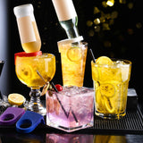 Maxbell Unique Clasp Goblet Drinks Bottle for Home Use Wedding Party Decoration