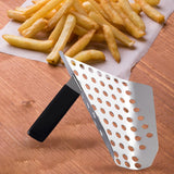 Maxbell Stainless Steel French Fries Shovel for Food Restaurant Ice Popcorn
