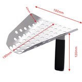 Maxbell Stainless Steel French Fries Shovel for Food Restaurant Ice Popcorn