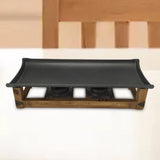 Maxbell Grill Pan Griddle Plate with Wooden Shelf for Picnic Alcohol Heated Barbecue Large
