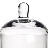 Maxbell 400ml Glass Cup Drinking Mug Clear with Dome for Home Decoration