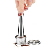 Maxbell 24mm 30mm 41mm Grind Tamper Stainless Steel Gadget for Restaurant Office 30mm