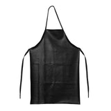 Maxbell PU Leather Waterproof Apron Oil Proof Work Apron for Lab Work Dog Grooming Black