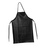 Maxbell PU Leather Waterproof Apron Oil Proof Work Apron for Lab Work Dog Grooming Black