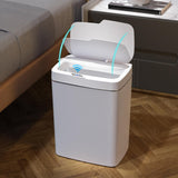 Maxbell Smart Trash Can Touchless Garbage Bin Automatic Trash Bin for Bedroom Office 15L White