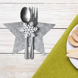 Maxbell 4Pcs Cutlery Holder Tableware Holder for Table Decoration