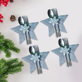 Maxbell 4Pcs Cutlery Holder Tableware Holder for Table Decoration