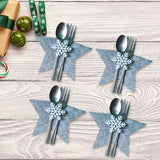 Maxbell 4Pcs Cutlery Holder Tableware Holder for Table Decoration