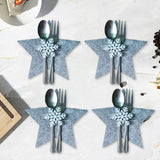 Maxbell 4Pcs Cutlery Holder Tableware Holder for Table Decoration