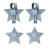 Maxbell 4Pcs Cutlery Holder Tableware Holder for Table Decoration