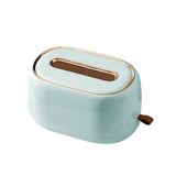 Maxbell Tissue Holder Wall Mount Tissue Dispenser Box for Household Light Green