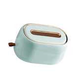 Maxbell Tissue Holder Wall Mount Tissue Dispenser Box for Household Light Green