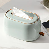 Maxbell Tissue Holder Wall Mount Tissue Dispenser Box for Household Light Green