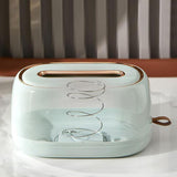 Maxbell Tissue Holder Wall Mount Tissue Dispenser Box for Household Light Green