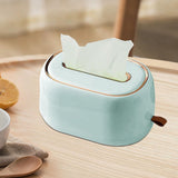 Maxbell Tissue Holder Wall Mount Tissue Dispenser Box for Household Light Green