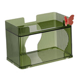 Maxbell Cup Storage Rack Elegant Waterproof Durable for Lipstick Kitchen Green