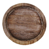 Maxbell Wooden Serving Tray Serving Dishes Decor Bread Tray for Cake Snack Sandwich Small